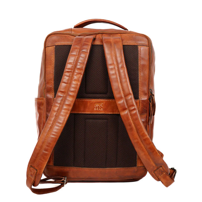 Bear Design Leather Backpack Men CL43738