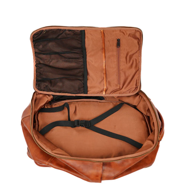 Bear Design Leather Backpack Men CL43738