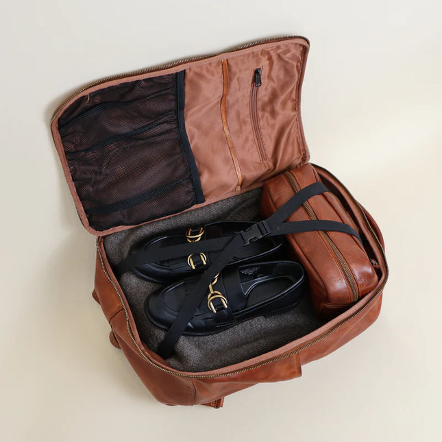Bear Design Leather Backpack Men CL43738