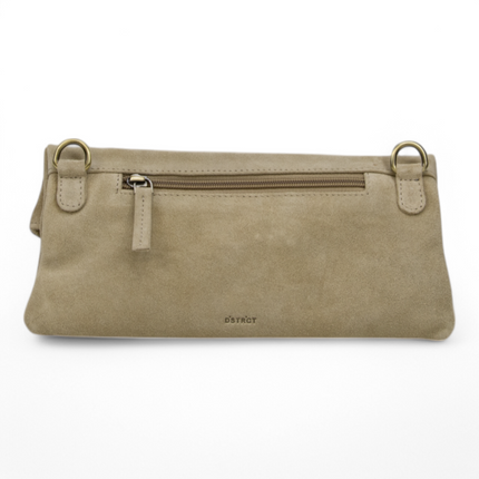 DSTRCT Schoudertas 2 vaks Met Overslag Suède