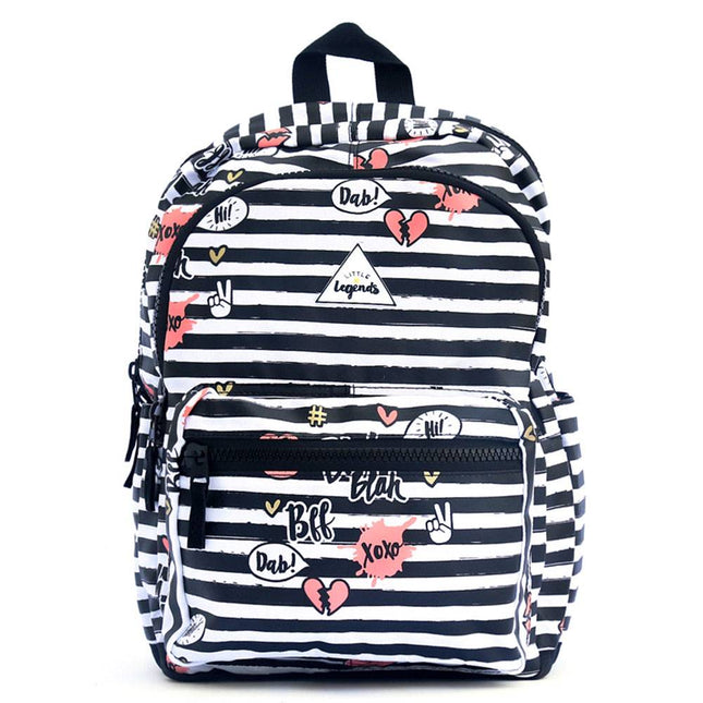 Little Legends Rugzak Zwart-Wit BFF Little Legends Kinder Rugzak