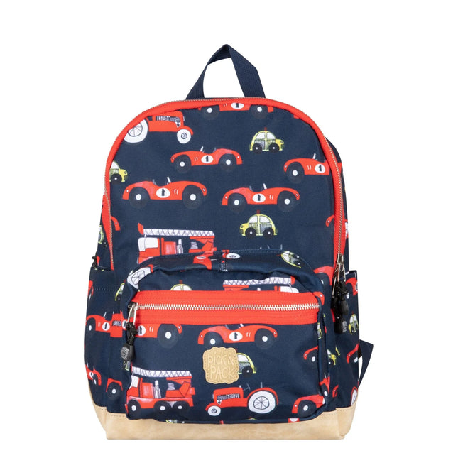 Pick & Pack Pick&Pack rugzak M Cars - Navy