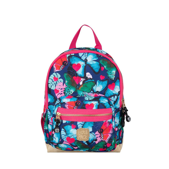 Pick & Pack Rugzak Beautifull Butterfly Small Navy