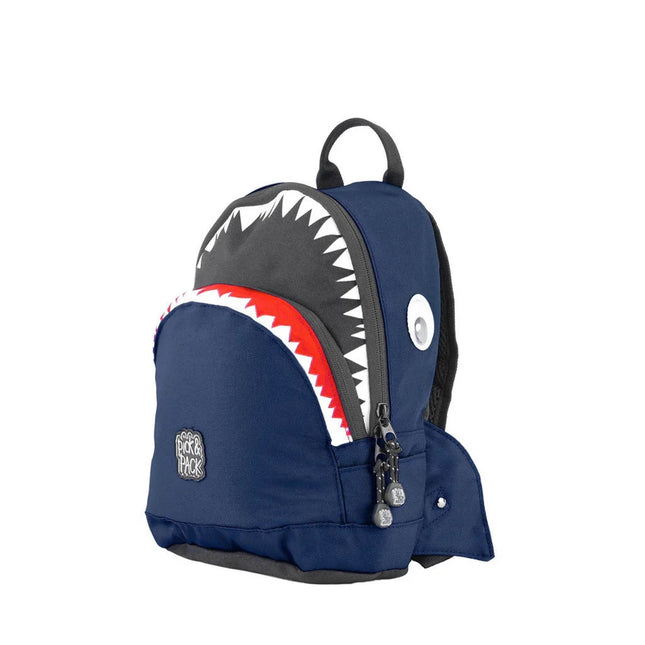Pick & Pack Rugzak Shark Shape Small Navy