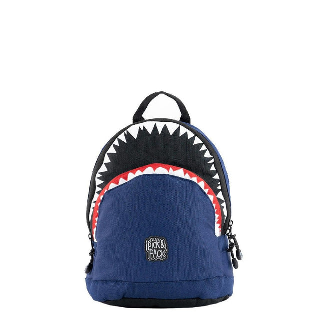 Pick & Pack Rugzak Shark Shape Small Navy