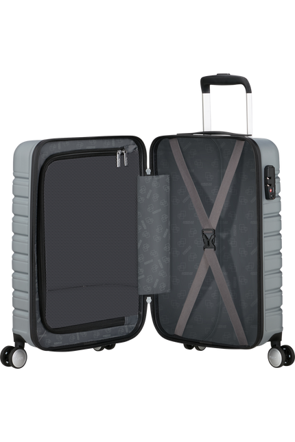 American Tourister Flashline Sky Silver Suitcase