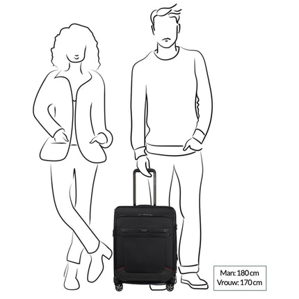 Samsonite Equipaje de Mano Pro-DLX 6 Spinner 55x40x23/28 cm EXP