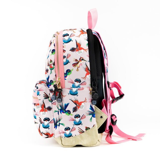 Pick &amp; Pack Birds Backpack M soft pink