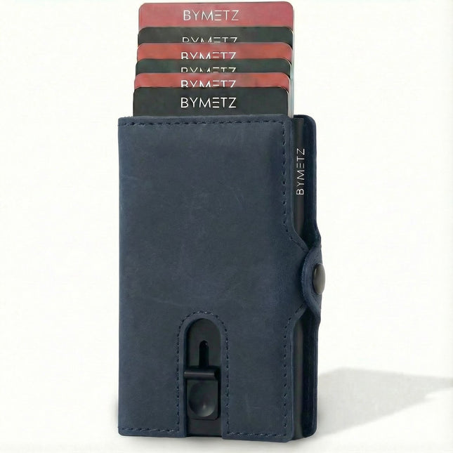 ByMetz Extendable Card Holder Anti Skim - Hunter Leather