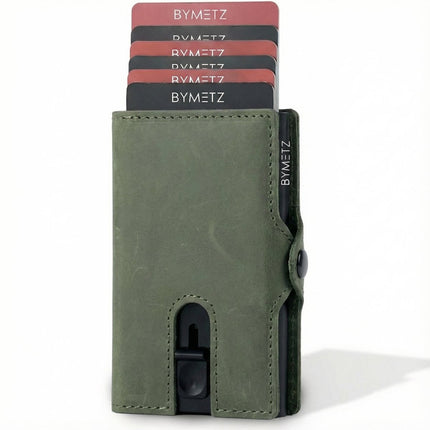 ByMetz Extendable Card Holder Anti Skim - Hunter Leather