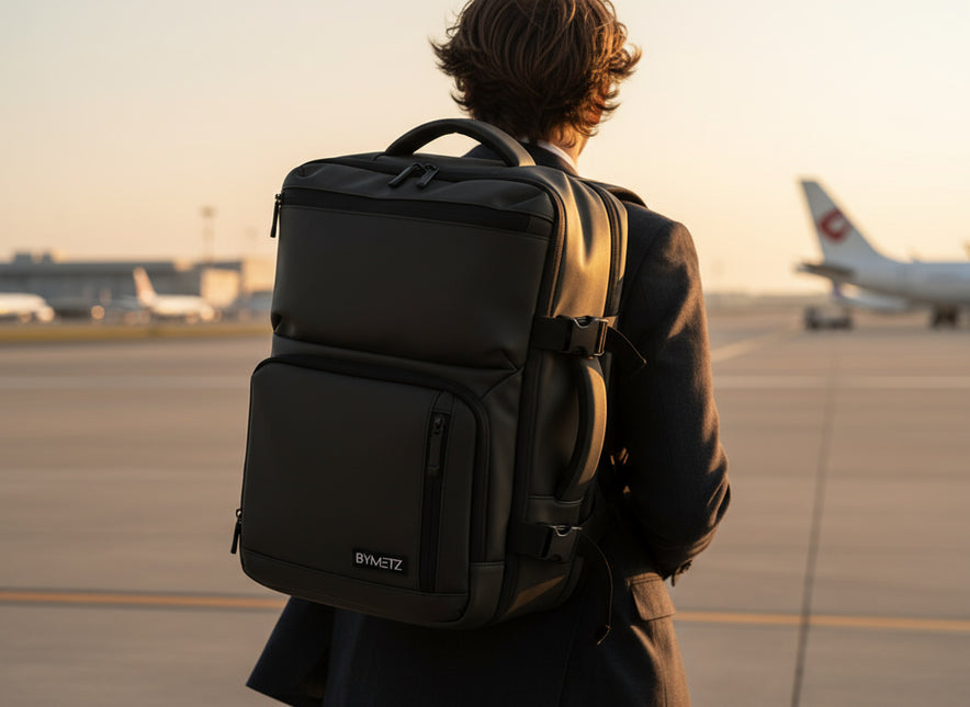 ByMetz Backpack 55x40x20 Ryanair - Transavia - Expandable to 55x40x25