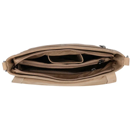 Bolso Beagles Benidorm De Piel Con Cruz