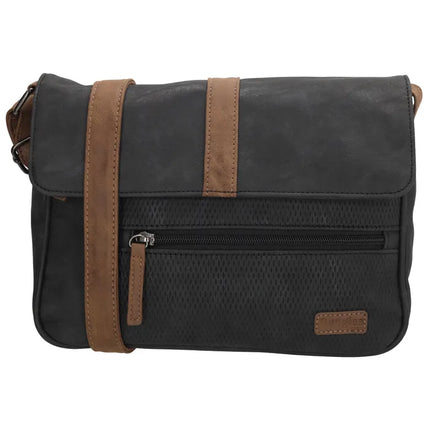 Beagles Brunete Schoudertas Met Overslag Zwart