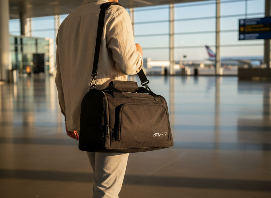 ByMetz 40 x 30 x 20 Travel Bag Transavia, Ryanair &amp; Corendon With Suitcase Sleeve