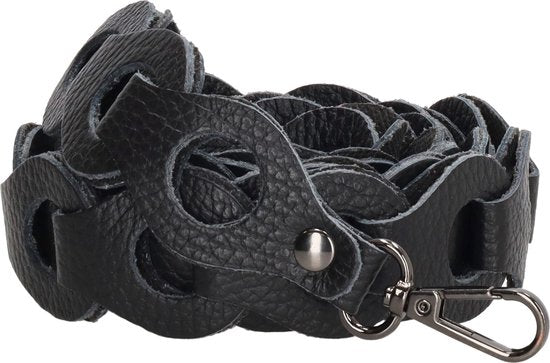 Charm London Anna Correa de cuero para teléfono al hombro Negro