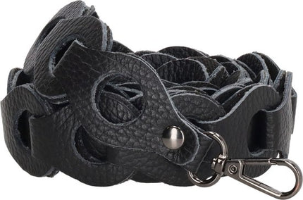 Charm London Anna Correa de cuero para teléfono al hombro Negro