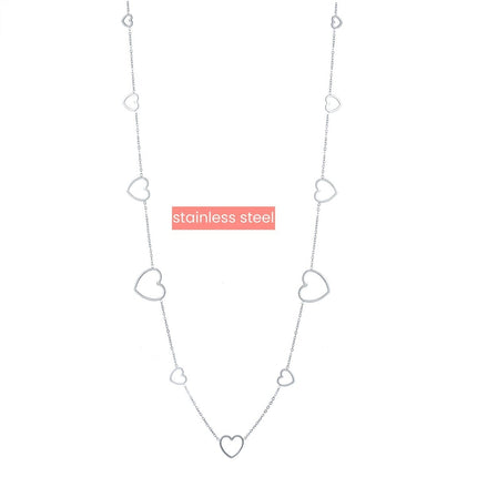 Day &amp; Eve by Go Dutch Label Heart Wave Necklace