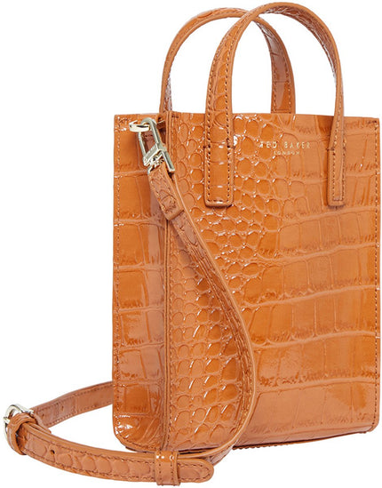 Ted Baker Croc Effect Small Icon Bag