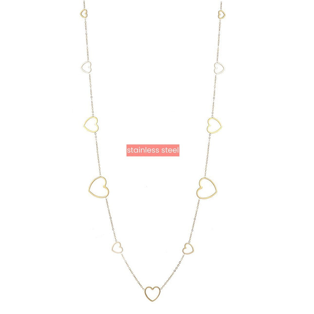 Day &amp; Eve by Go Dutch Label Heart Wave Necklace