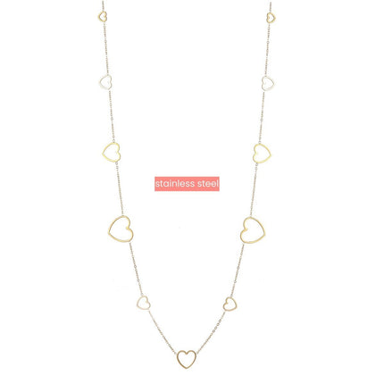 Day & Eve by Go Dutch Label Heart Wave Necklace