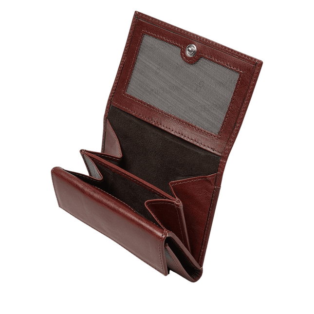 dR Amsterdam Cartera Over Slag para hombre con ventana de visualización RIFD