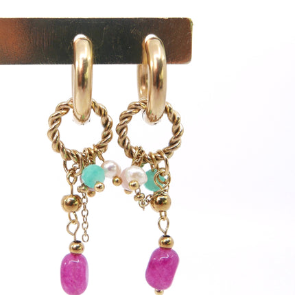 Day &amp; Eve by Go Dutch Label Heart Hoops