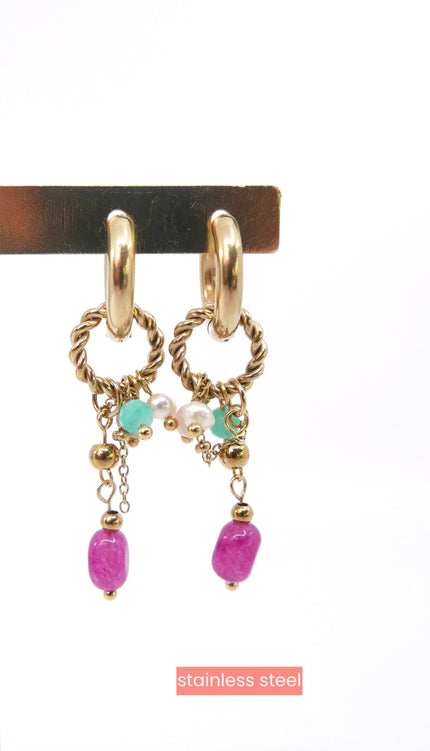 Day & Eve by Go Dutch Label Heart Hoops