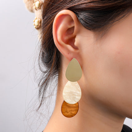 Day &amp; Eve by Go Dutch Label 3 Flowers Earrings