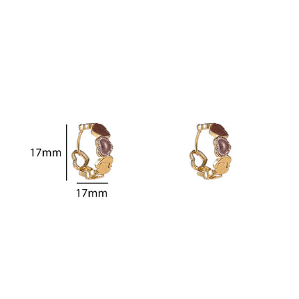 Day &amp; Eve by Go Dutch Label 3 Flowers Earrings