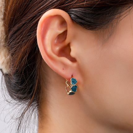 Day &amp; Eve by Go Dutch Label 3 Flowers Earrings