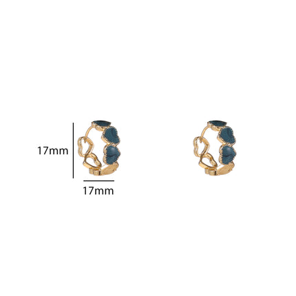 Day &amp; Eve by Go Dutch Label 3 Flowers Earrings