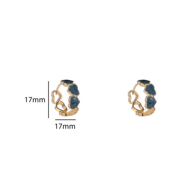 Day &amp; Eve by Go Dutch Label 3 Flowers Earrings