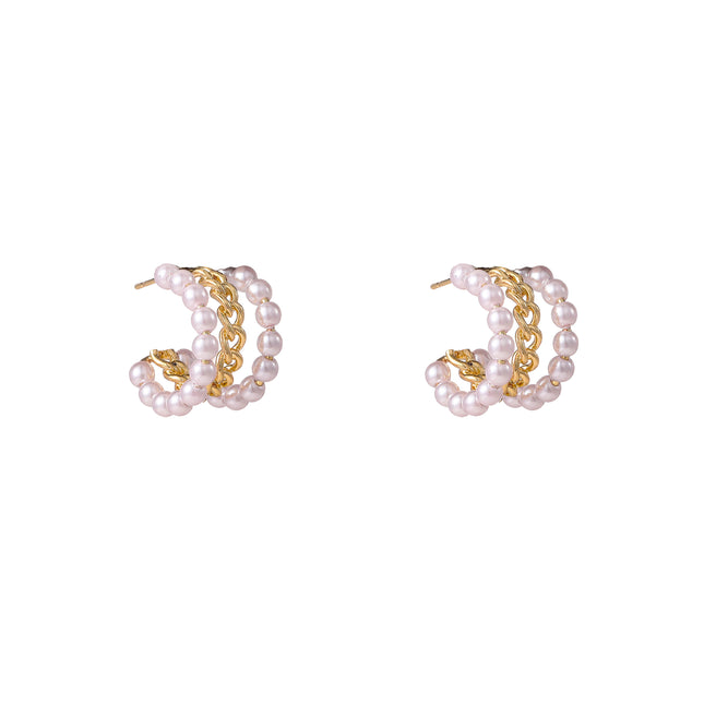 Day &amp; Eve by Go Dutch Label 3 Flowers Earrings
