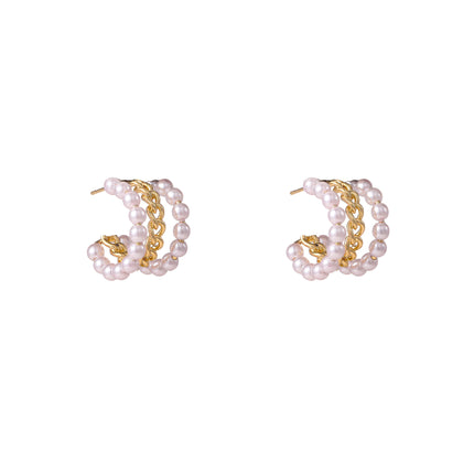 Day & Eve by Go Dutch Label 3 Flowers Earrings