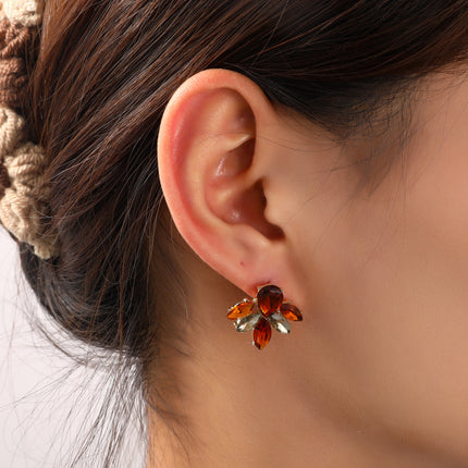 Day &amp; Eve by Go Dutch Label 3 Flowers Earrings