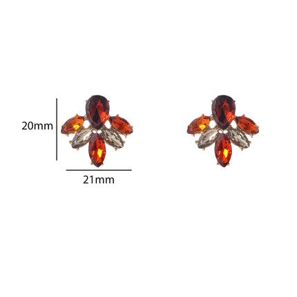 Day &amp; Eve by Go Dutch Label 3 Flowers Earrings