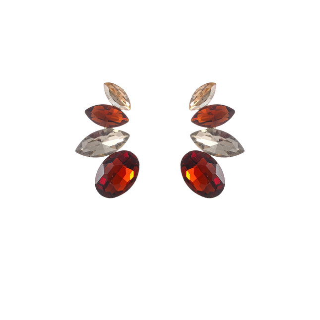 Day &amp; Eve by Go Dutch Label 3 Flowers Earrings