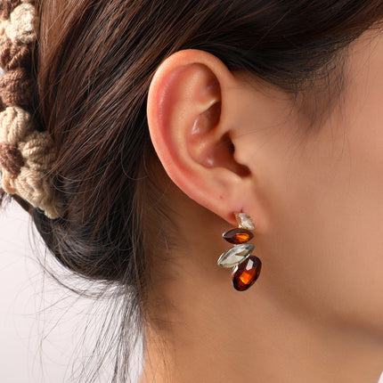 Day &amp; Eve by Go Dutch Label 3 Flowers Earrings