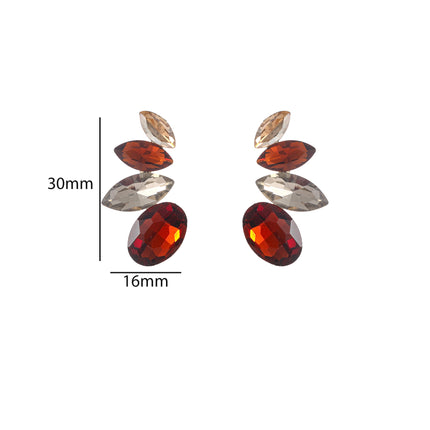 Day &amp; Eve by Go Dutch Label 3 Flowers Earrings