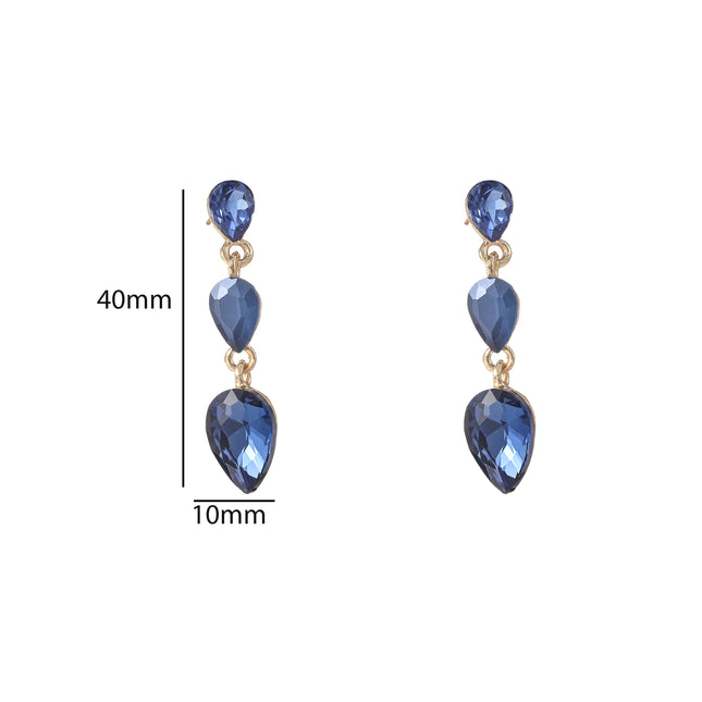 Day &amp; Eve by Go Dutch Label 3 Flowers Earrings