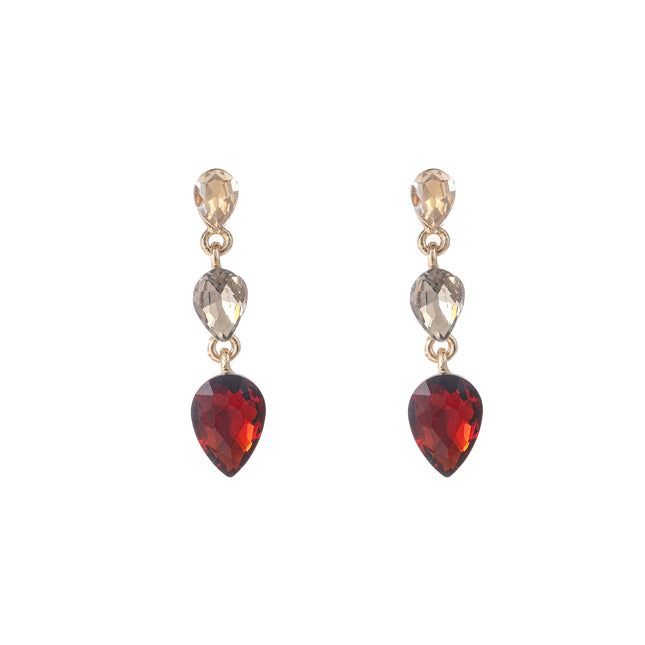 Day &amp; Eve by Go Dutch Label 3 Flowers Earrings