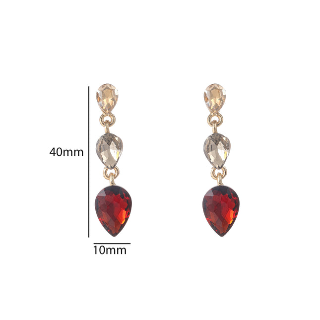 Day &amp; Eve by Go Dutch Label 3 Flowers Earrings