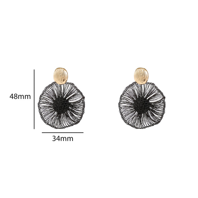 Day &amp; Eve by Go Dutch Label 3 Flowers Earrings