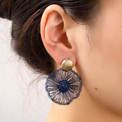 Day &amp; Eve by Go Dutch Label 3 Flowers Earrings