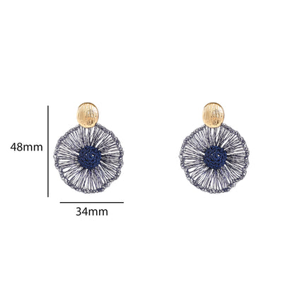 Day &amp; Eve by Go Dutch Label 3 Flowers Earrings