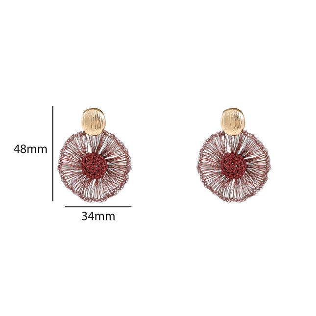 Day &amp; Eve by Go Dutch Label 3 Flowers Earrings