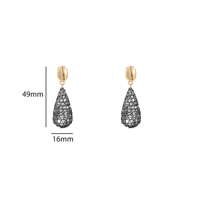 Day &amp; Eve by Go Dutch Label 3 Flowers Earrings