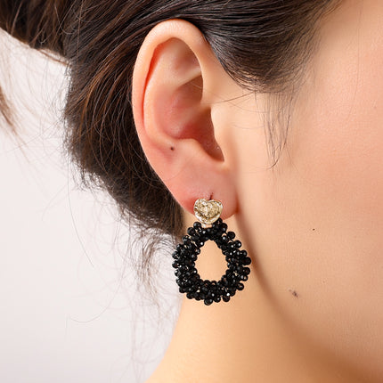 Day &amp; Eve by Go Dutch Label 3 Flowers Earrings