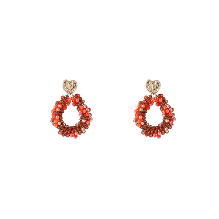 Day &amp; Eve by Go Dutch Label 3 Flowers Earrings