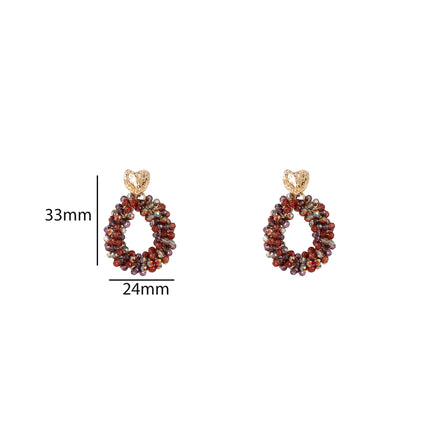 Day &amp; Eve by Go Dutch Label 3 Flowers Earrings